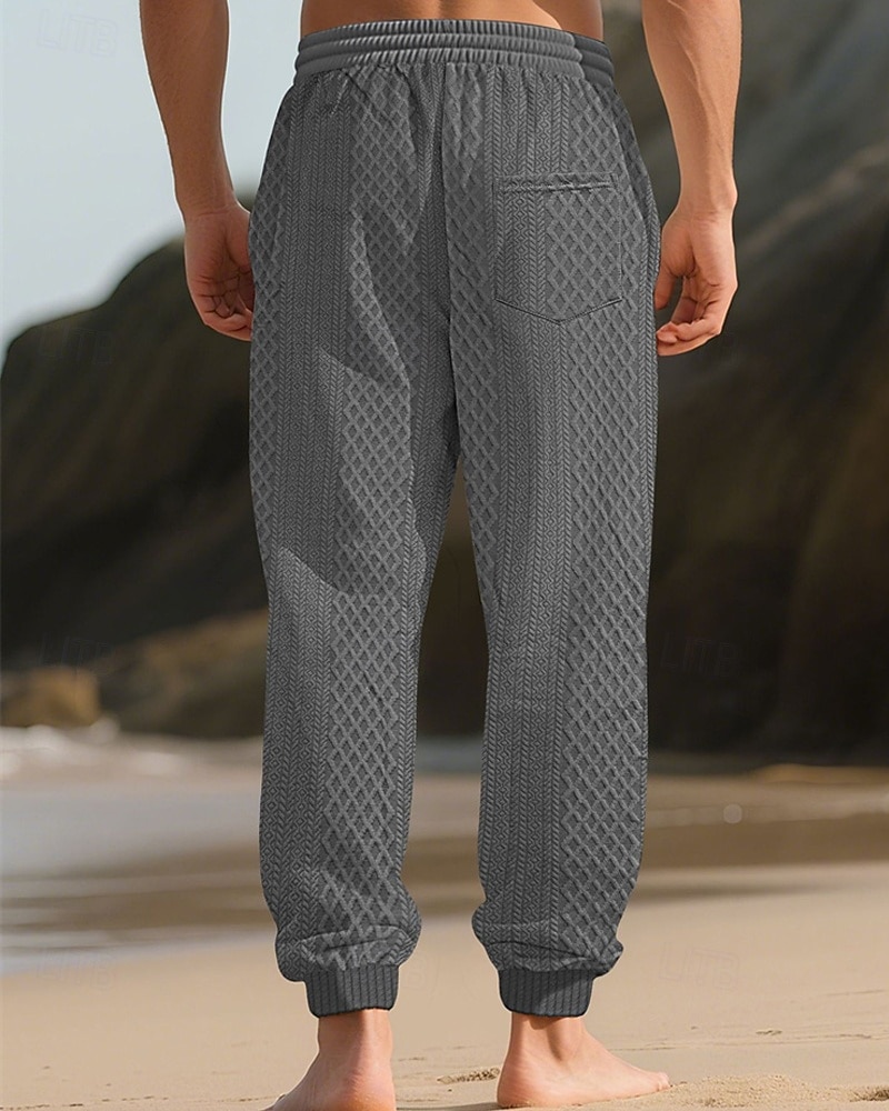 Męskie Spodnie dresowe Uprawiający jogging Spodnie Żakard Ściągana na sznurek Kieszeń Równina Komfort Sporty na świeżym powietrzu Codzienny Moda Codzienny Zieleń wojskowa Czarny Średnio elastyczny 2026 - $21.99 –P5