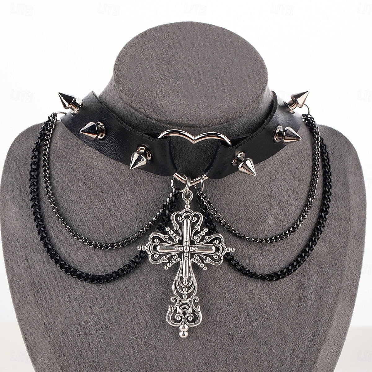 Punk a gotika Náhrdelník Choker Křížový přívěsek pavoučí síť Maškarní kostým Dámské předvečer Všech svatých Karneval Výkon Párty Ležérní Dospělí Náhrdelníky Celý rok 2025 - $15.49 –P5