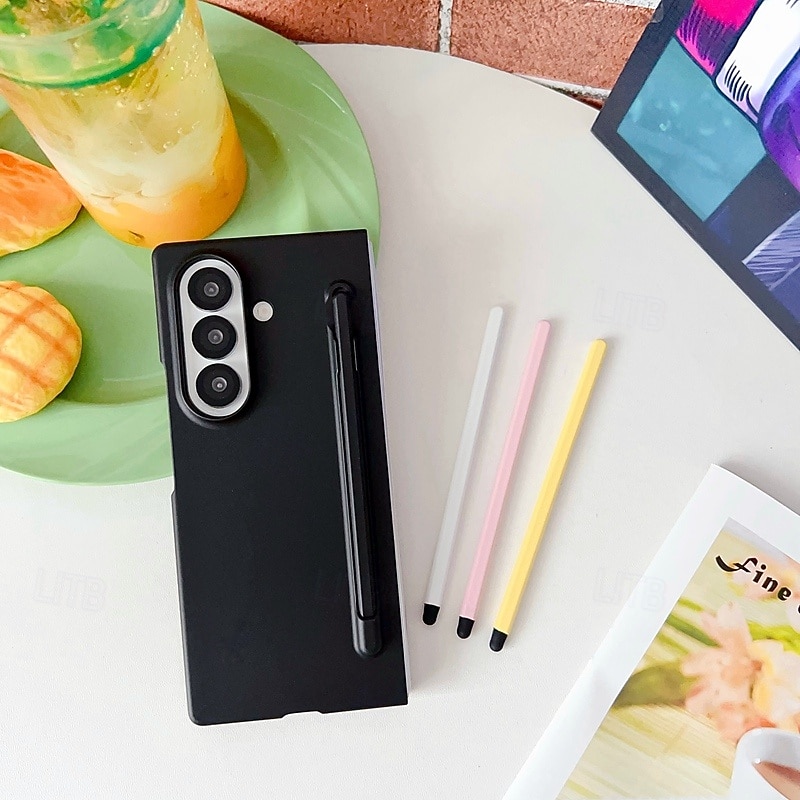 telefono Custodia Per Samsung Galaxy Piegatura a Z 7 Z Fold 6 Z Fold 5 Z Fold 4 Copertura Posteriore Resistente agli urti Retrò Silicone del 2025 a $13.99 –P5