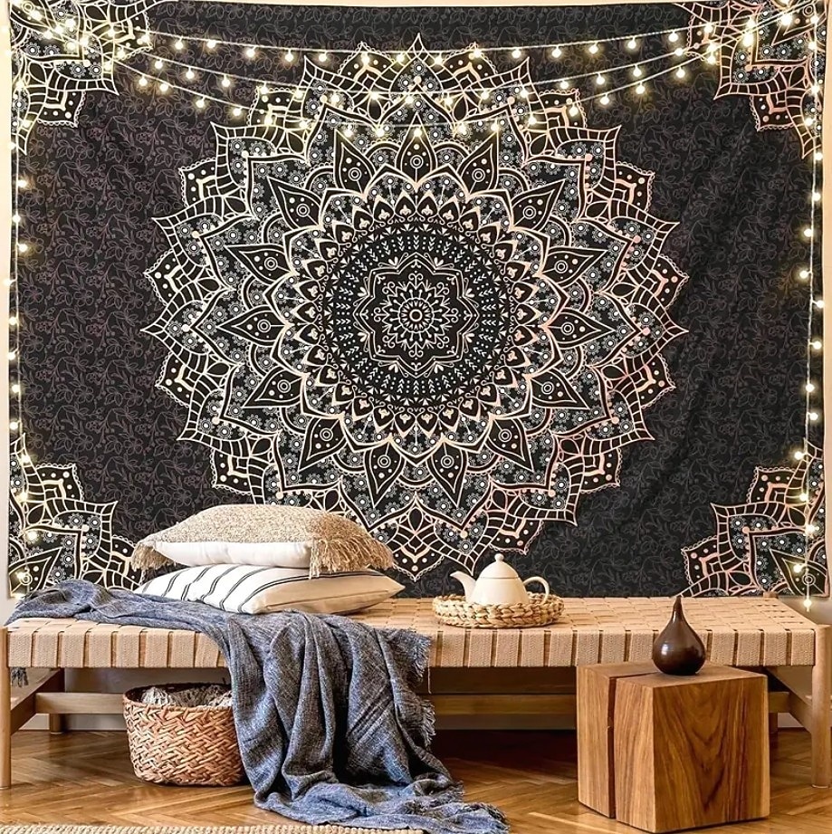 tapeçaria Tapeçarias Mandala Geométrica Boêmio Quarto Sala de estar Dorm Decorações de parede de porta de fundo de 2026 por $21.99 –P1