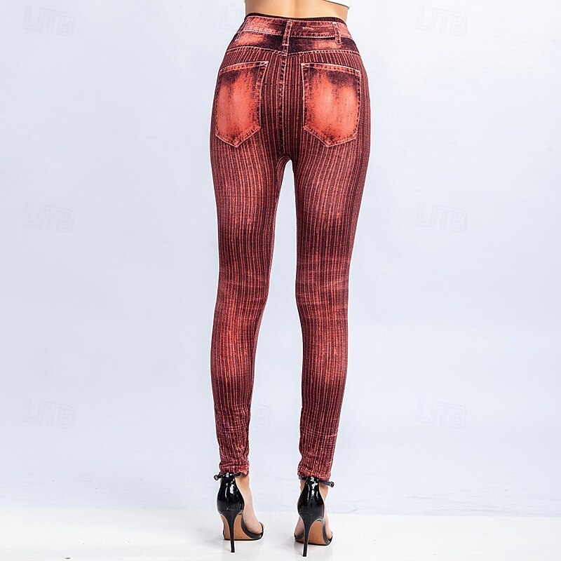 Per donna Pantaloni Eleganti Leggings Leggings comodi Streetwear Casual Lunghezza intera Naturale Semplice Tasca Confortevole Streetwear Abbigliamento quotidiano Weekend Grigio Nero Rosso Blu Autunno del 2026 a $13.99 –P15