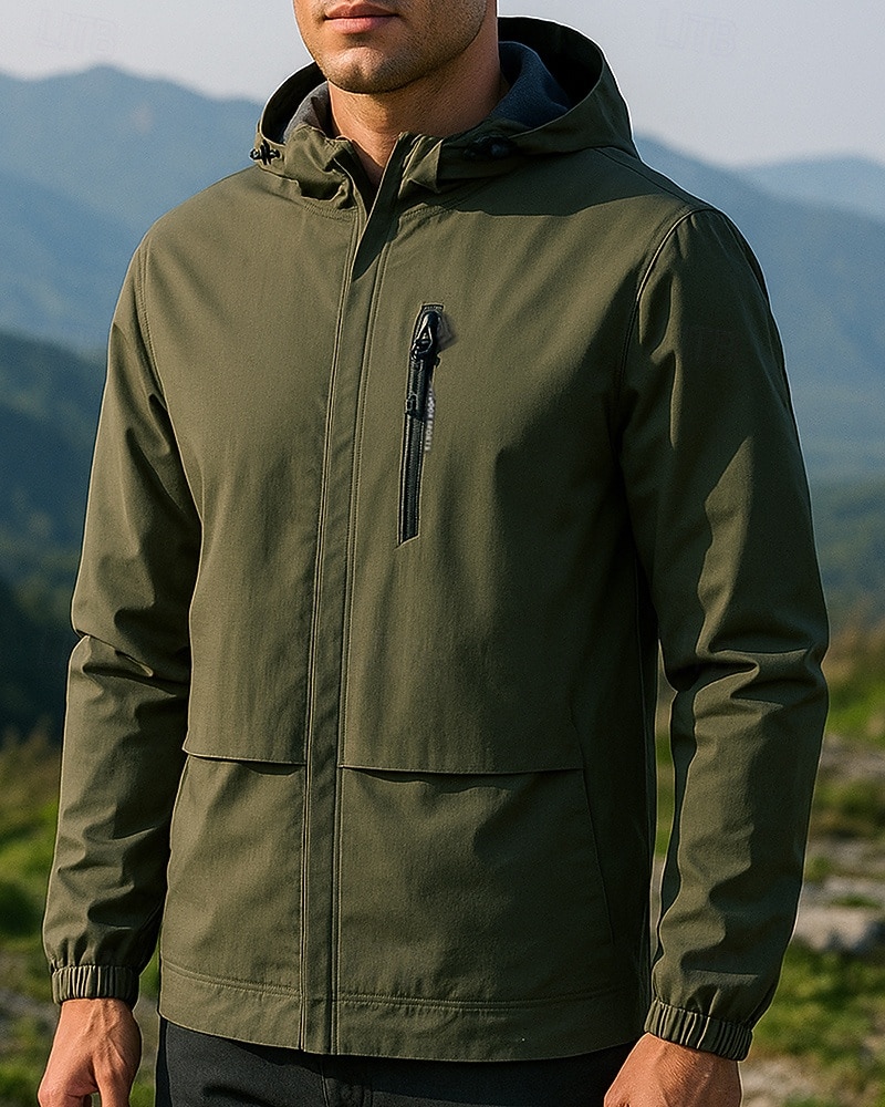 Homens Jaqueta Corta-Vento Jaqueta Softshell Jaqueta de Trilha Ao ar livre Prova-de-Água A Prova de Vento Roupas de caminhada Roupas de caminhada Primavera Outono Blusas Campismo / Escursão de 2025 por $34.99 –P1