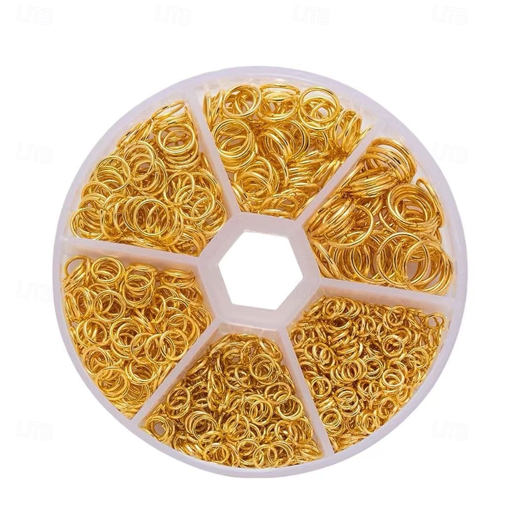 960 ks spojovacích kroužků s O-kroužky – kovové otevřené kroužky pro výrobu šperků, náramků, náušnic &náhrdelníky 2026 - $13.99 –P5