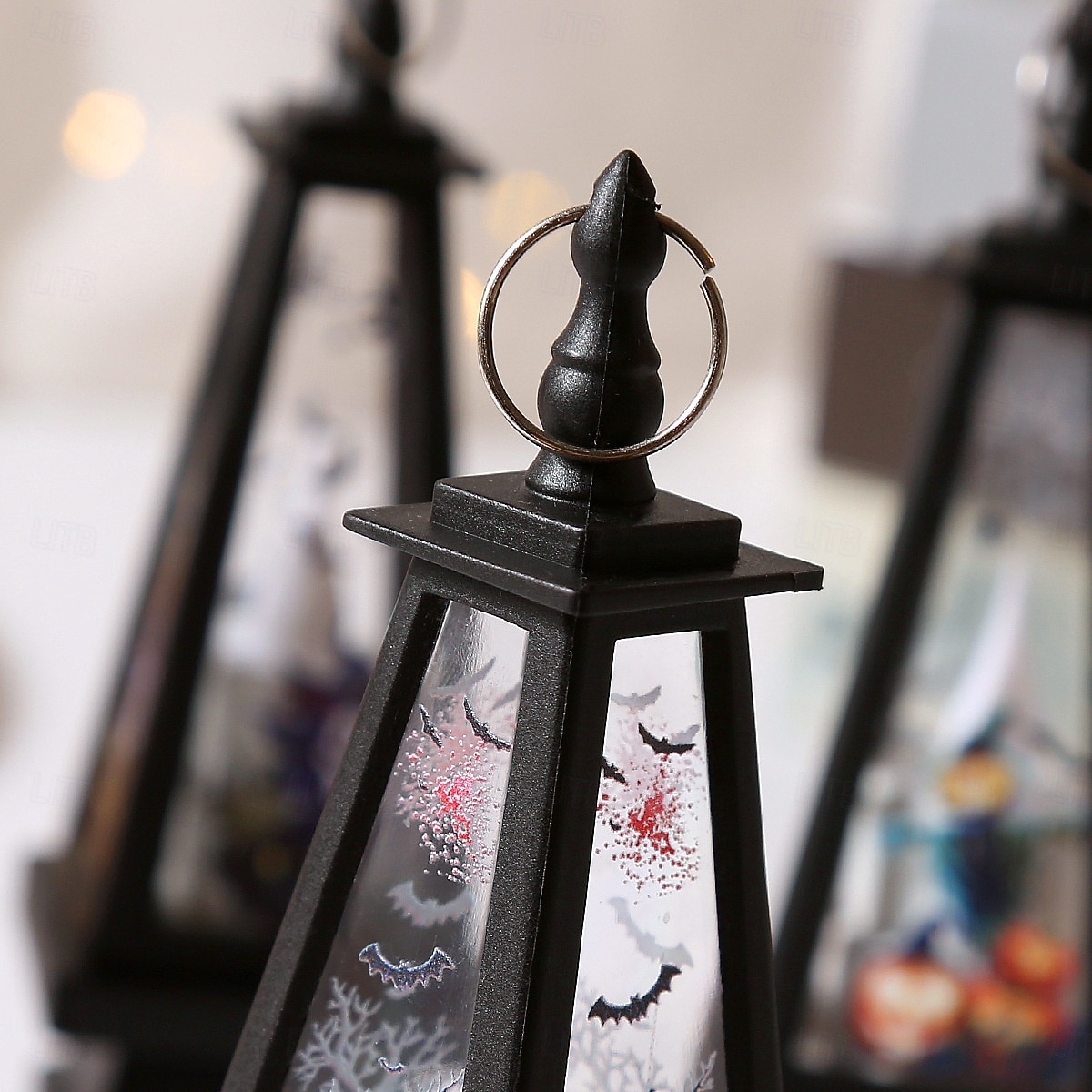 1 kpl 16 * 5,5 cm halloween-koriste led-tuulivalo kynttilävalo sisä- ja ulkokäyttöön juhlakoriste-esinevalo 2025 - €4.3 –P5