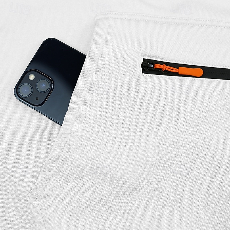 Herren Kapuzensweatshirt Viertelreißverschluss Kapuzensweatshirt Fleece Kapuzensweatshirt Schwarz Weiß Marineblau Khaki Hellgrau Mit Kapuze Einfach Tasche Sport & Outdoor Täglich Ferien Polyester 2026 - $29.99 –P3
