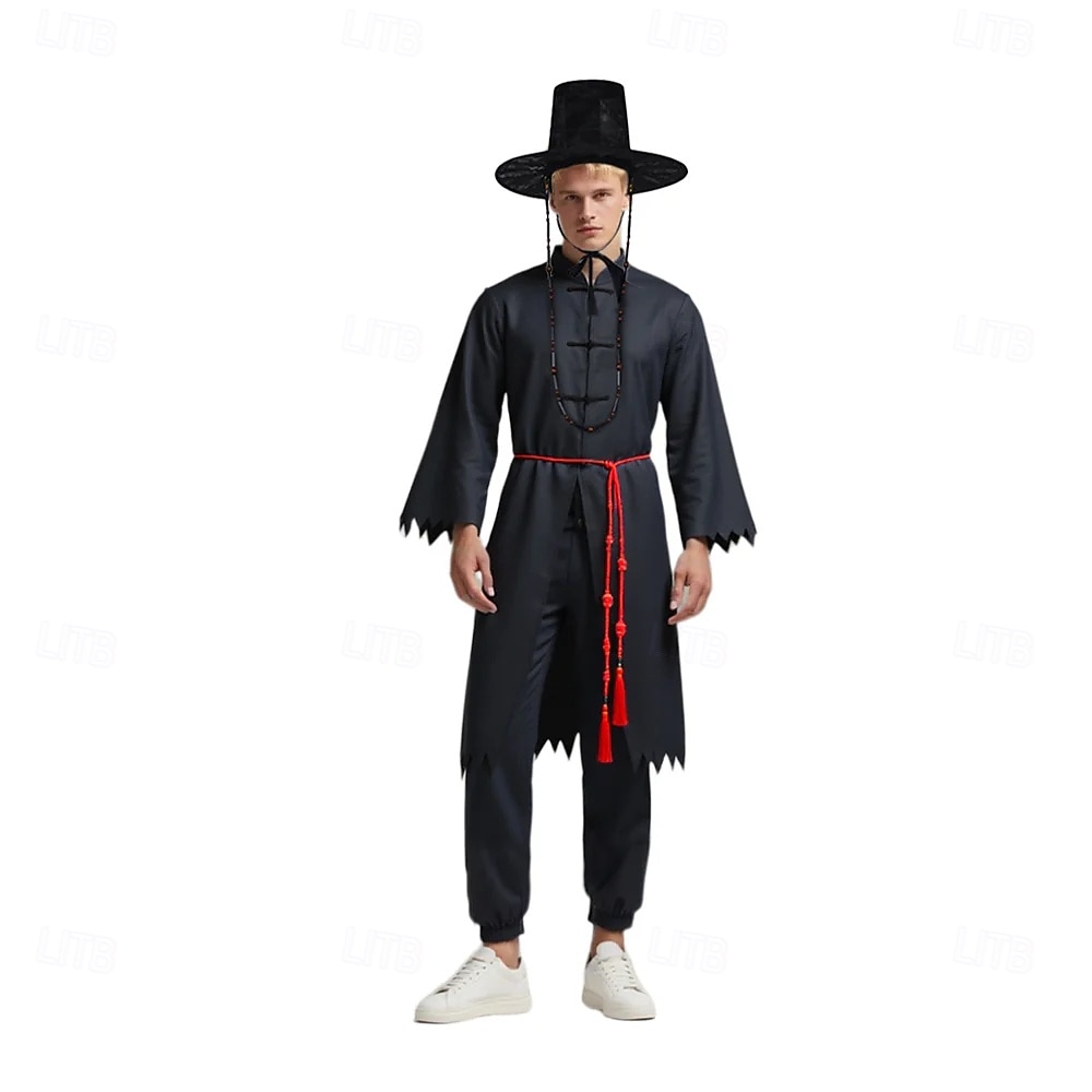 KPop-Dämonenjäger Dämonenjungengruppe Saja Boys Jinu Saja Kostüm Hanbok Festkleidung Koreanisch traditionell Virtuelles Idol Film Cosplay for Herren Jungen Kinder Erwachsene Halloween Karneval 2025 - $82.99 –P18