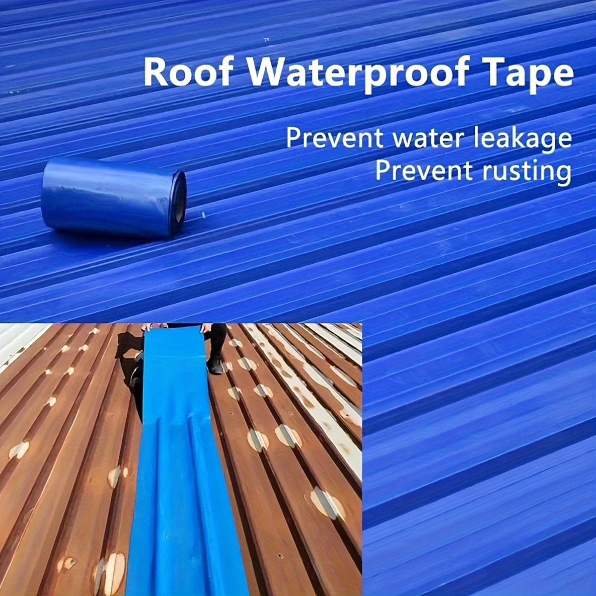 vanntett tape for gyllent tak - lekkasjesikker forsegling i industrikvalitet for jern og takflater - 1 stk. vanntett membran for bobiltak 2025 - $7.99 –P8