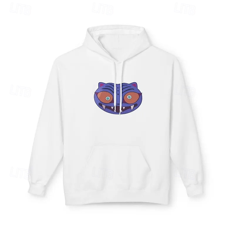 KPop démonvadászok Zoey Huntrix Derpy Tiger Kapucnis felsőrész Pullover Karakter Elülső zseb Grafikus Kompatibilitás Férfi Női Uniszex Felnőttek Mindszentek napja Farsang Forró bélyegzés Teljesítmény 2025 - $29.99 –P2
