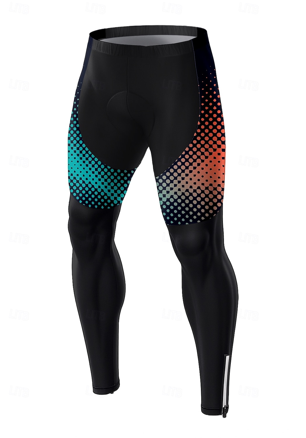 Men's Graphic Geometric Gradient Bike Pants Bike Tights Bottoms Slim Fit Sports UV Resistant 3D Pad Quick Dry Reflective Strips Blue Clothing Apparel Bike Wear 2026 - $31.99 –P1