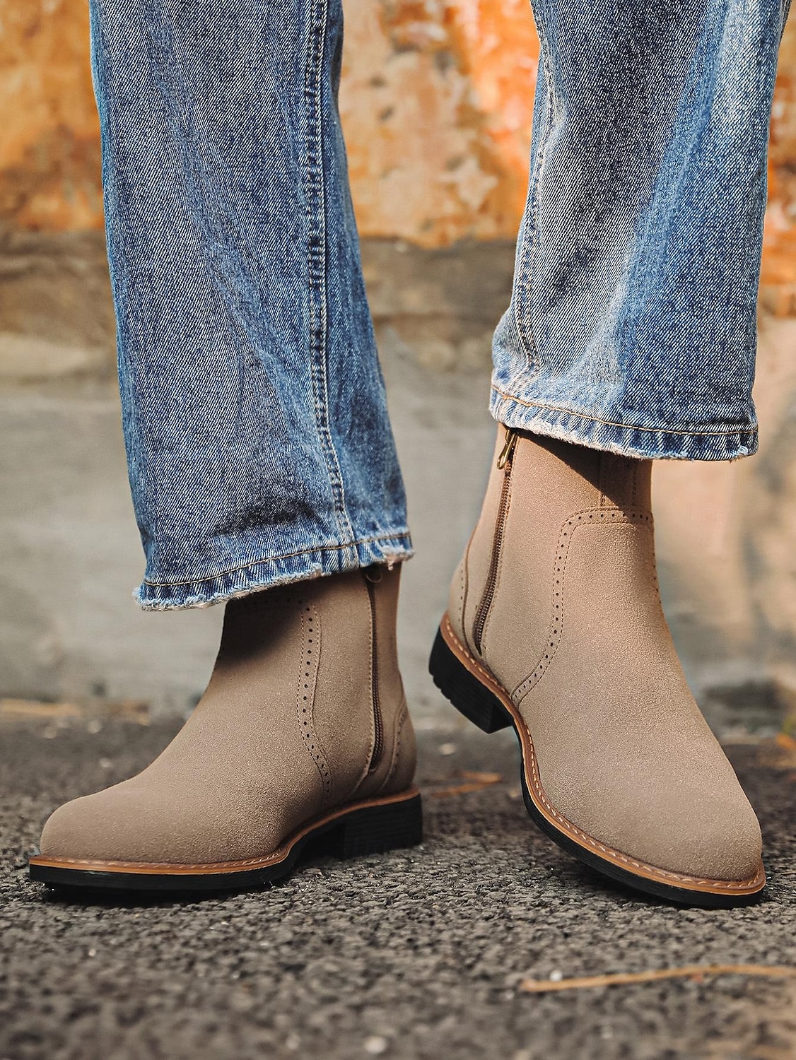 bottines Chelsea pour hommes, bottines à enfiler pour un style urbain décontracté et des tenues de tous les jours de 2025 ? $42.99 –P7