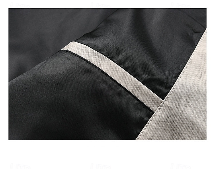 Herr Jacka Vardaglig jacka Utomhus Semester Varm Dragkedja Ficka Höst Vinter Slät Mode Streetwear Kinakrage Normal Svart Rosa Beige Kaffe Jacka 2025 - $57.99 –P5