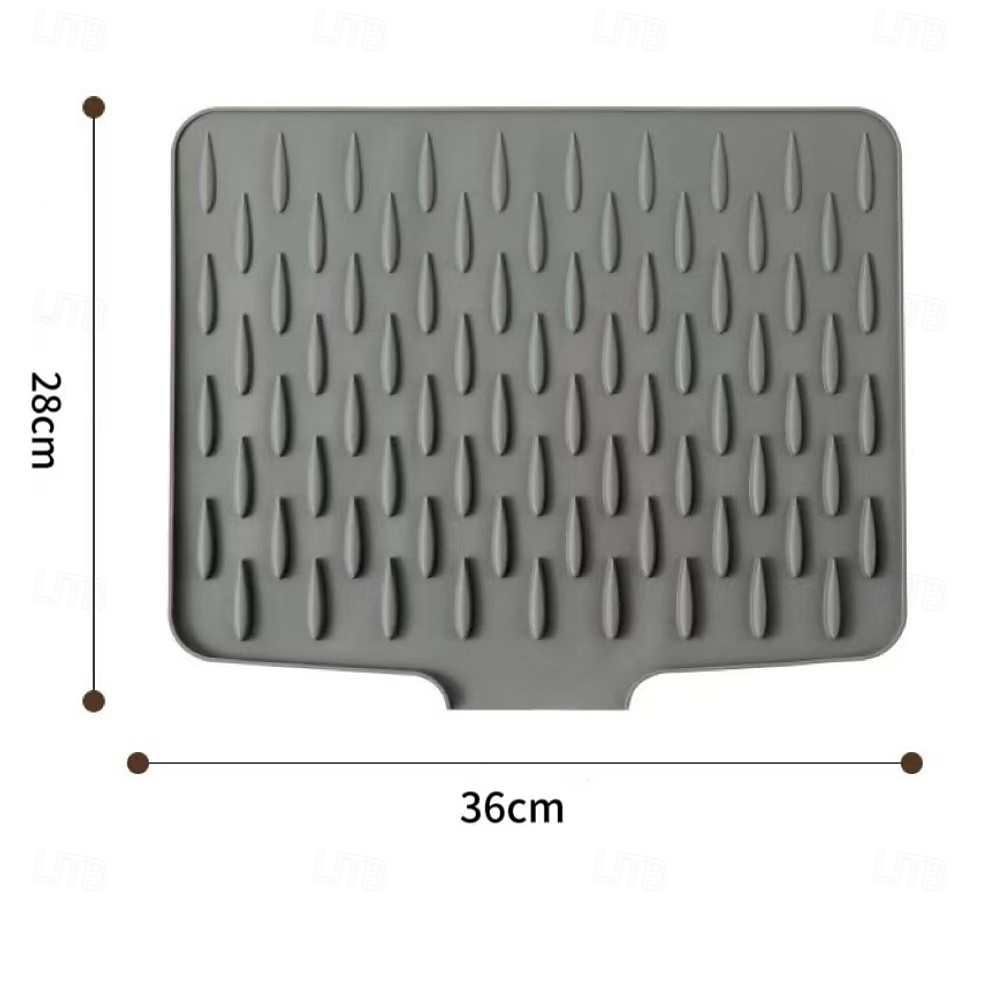 2pcs Kitchen Non-Slip Silicone Drainage Mats – Built-in Drain Design, Heat Resistant and Easy to Clean, Suitable for Countertops, Sinks, and Refrigerators 2025 - $13.99 –P7
