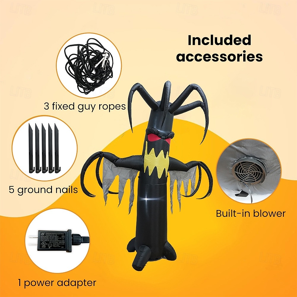 1шт 10 W Дорожные огни и фонари Скульптурное и ландшафтное освещение Творчество Водонепроницаемый Декоративная Белый 100-240 V Уличное освещение двор Сад 3 Светодиодные бусины Хэллоуин 2026 - $78.99 –P9