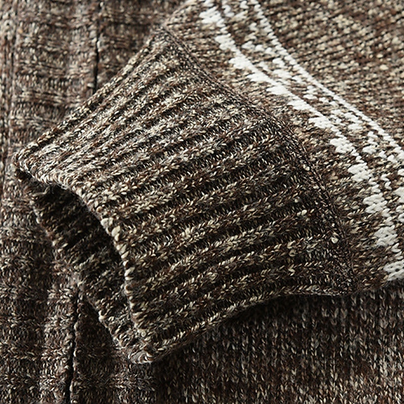 Herren Pullover Kleid Pullover Strickjacke Reißverschluss-Pullover Strickpullover Gerippt Stricken Normale Oberteile Gestrickt Gerippt Einfach Stehkragen Mode Schals Geschäft Lässig Bekleidung Herbst 2026 - $43.99 –P8