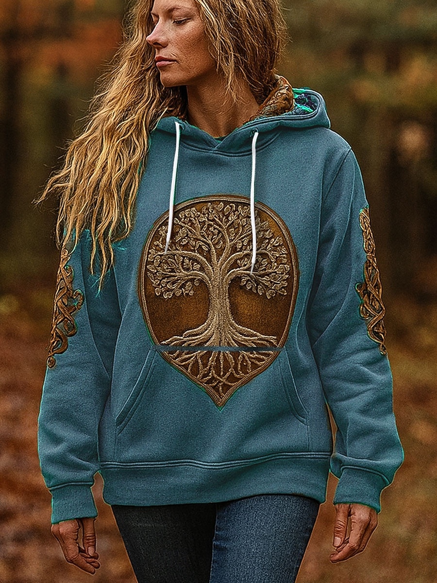 Női Pulóver Hoodie pulóver Grafika Színes Alkalmi Hosszú ujj Kapucni Normál felsők Party estélyi viselet Utca Hétköznapi Arcpír rózsaszín Medence Bíbor Lóhere Khakizöld Tavasz Ősz Tél 2025 - $27.99 –P5