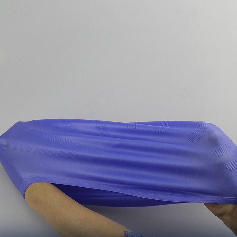 قبعة سباحة من السيليكون إلى بالغين سيليكون غرفة إضافية ملائمة مريح مقاوم للكلور ومضاد للحساسية سباحة تزلج على الماء 2026 - $5.49 –P3