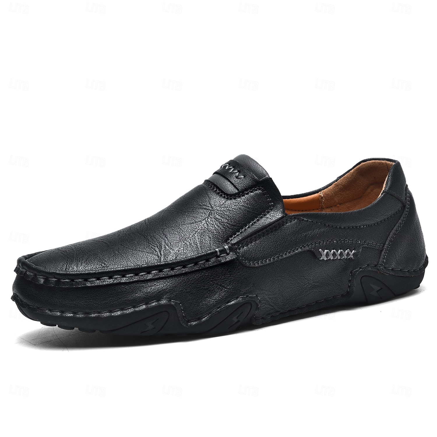 Miesten ruskeat slip-on-mokkasiinit ajokengät – joustavat ja rennot loaferit viikonloppumatkoille, työmatkoille ja kesäretkille 2025 - $42.99 –P1