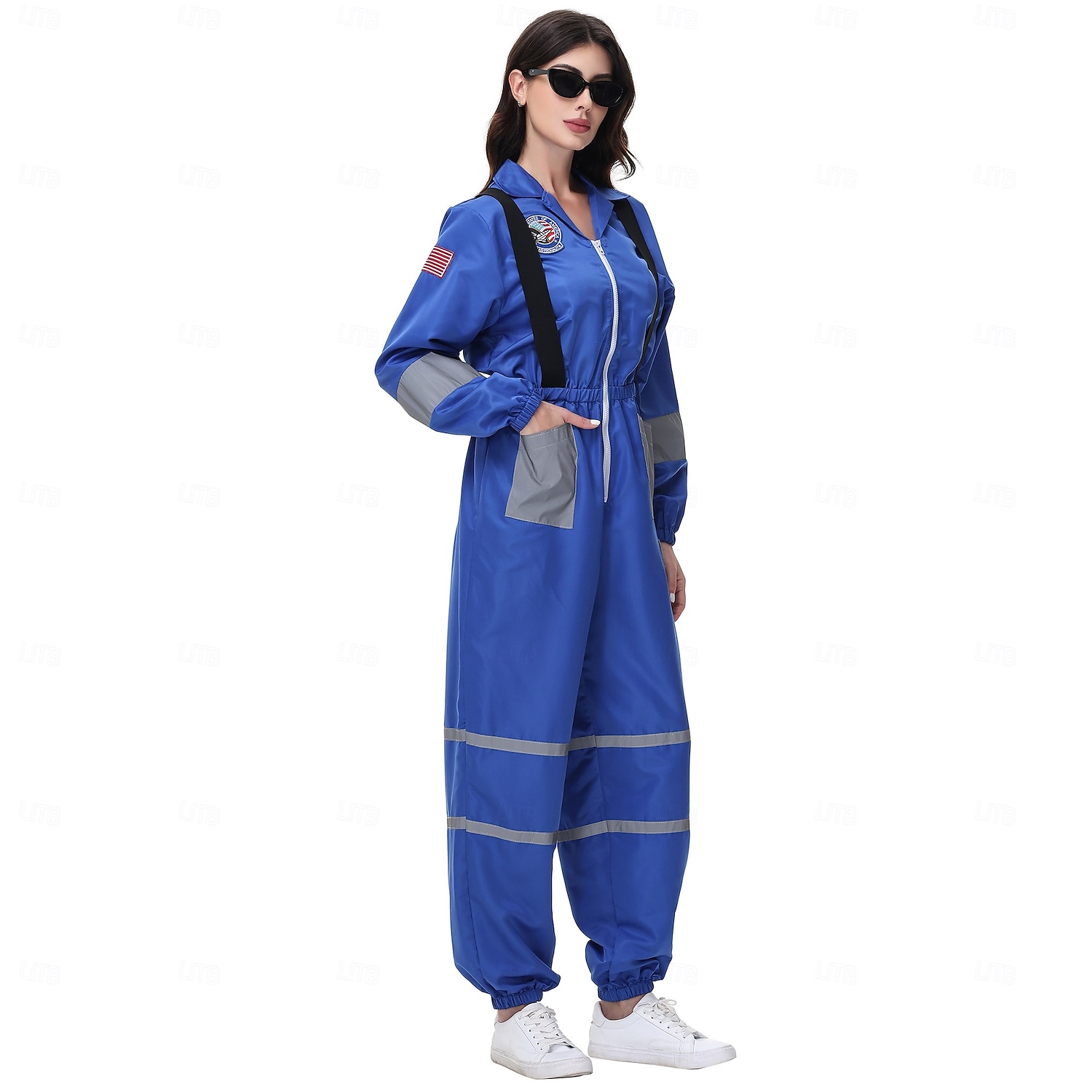 Astronaut předvečer Všech svatých Cosplay kostým Kombinéza předvečer Všech svatých Dospělé Pro páry Pánské Dámské předvečer Všech svatých Karneval Párty Plesová maškaráda Jednoduché Halloweensk 2025 - $54.99 –P4