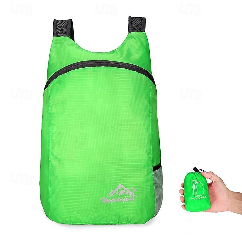 18 L Mochila de senderismo Mochila Ligera Ligera Mochilas de Senderismo Empacable Impermeable Utra ligero (UL) Multifuncional Plegable Al aire libre Camping / Senderismo Ciclismo / Bicicleta 2025 - $18.49 –P15