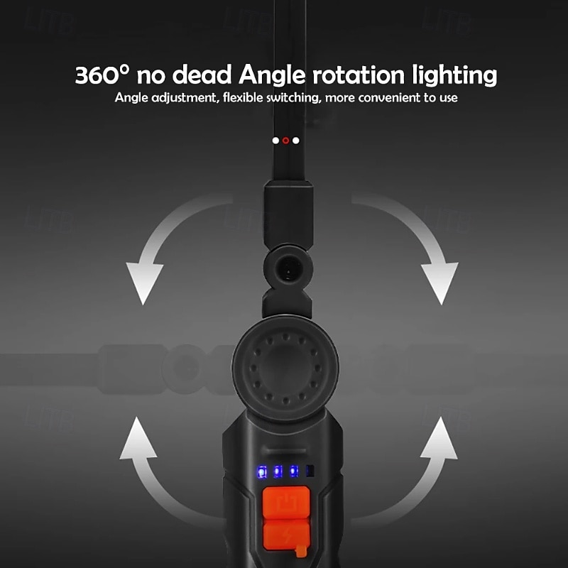 פנסי יד LED LED פולטות אוטומטי מצב תאורה נייד מתכוונן שימוש יומיומי שחור ירוק צבא ירוק 2025 - $14.99 –P3