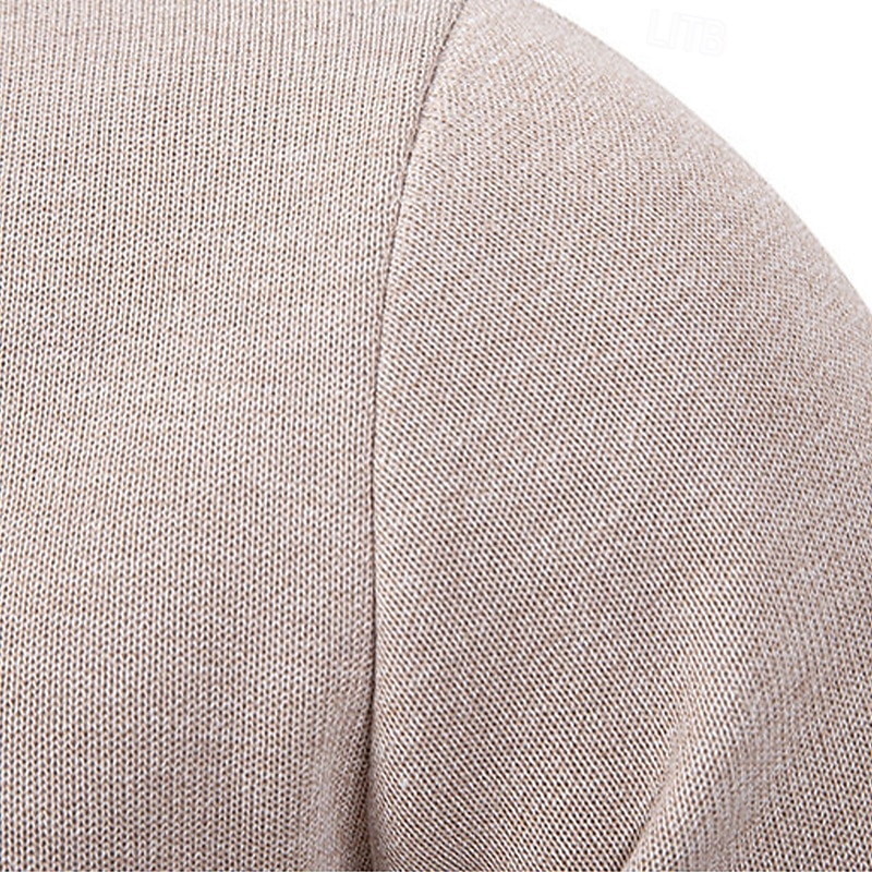 Herren Pullover Kleid Pullover Strickjacke Strickpullover Gerippt Stricken Kurz Gestrickt Gerippt Einfach V Ausschnitt Mode Schals Lässig Alltagskleidung Bekleidung Frühling Herbst Schwarz Marineblau 2025 - $25.99 –P10