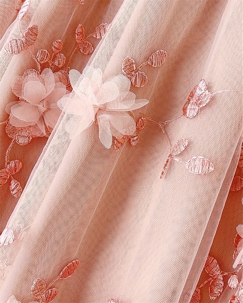 Damen Rock Schwingend Gazeröcke Mode Lässig Midi Mittlere Hüfthöhe Röcke Blumen Tüll Fließend Mikroelastisch Urlaub Straße Schwarz Weiß Rosa Grau Frühling Polyester 2025 - $25.99 –P9