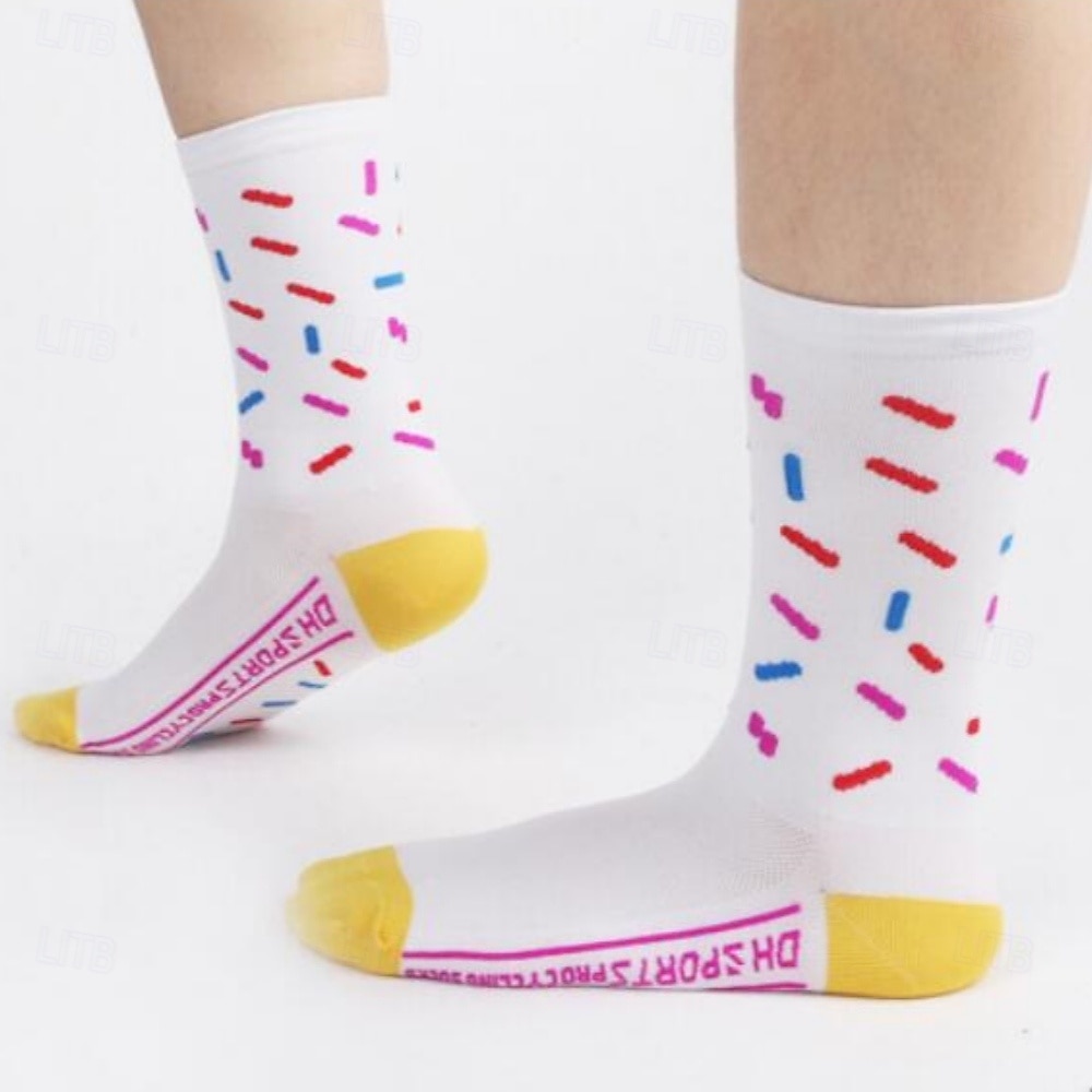 Calcetines Calcetines Ciclismo Calcetines de bicicleta Calcetines deportivos Calcetines atléticos Camping / Senderismo Senderismo Ejercicio al Aire Libre Bicicleta / Ciclismo Alta elasticidad Cómodo 2025 - $11.49 –P2