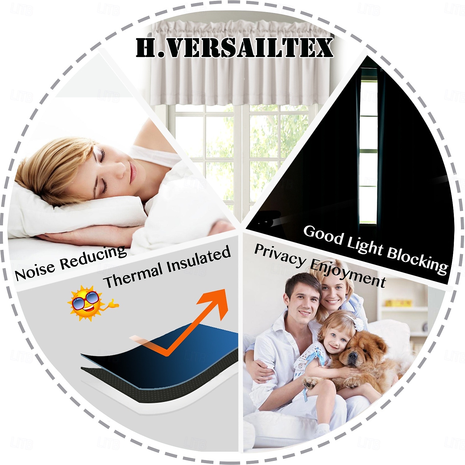 2026年 高密度の遮光無地ショートカーテン、寝室の窓用ドレープ、無地の断熱バランス、モダンでミニマリストな小さな窓用カバー  コレクション – $23.99 –P6