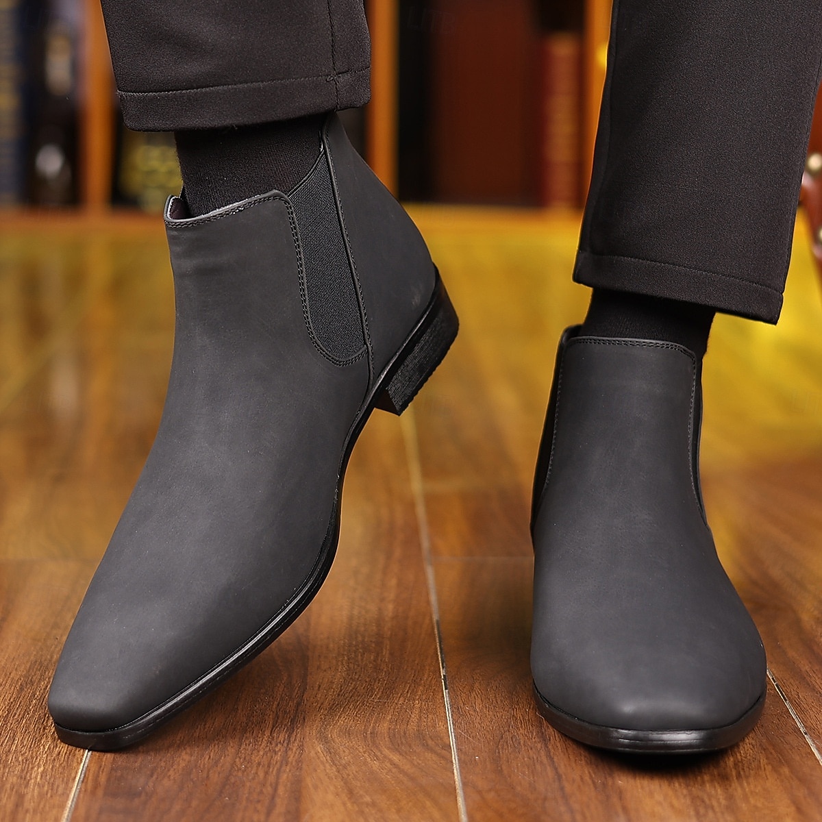 Botines Chelsea para hombre: botines informales de negocios para uso diario y de oficina. 2025 - $64.99 –P16