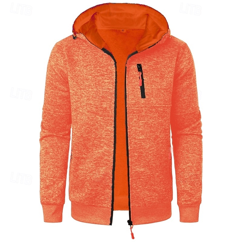 Homme Sweat à capuche Sweat à capuche zippé intégral Sweat à capuche tactique Rouge vin Bleu Denim Noir Vert Véronèse bleu marine À capuche Uni Fermeture éclair Sport & Loisir Occasionnel Quotidien de 2025 ? $23.99 –P8