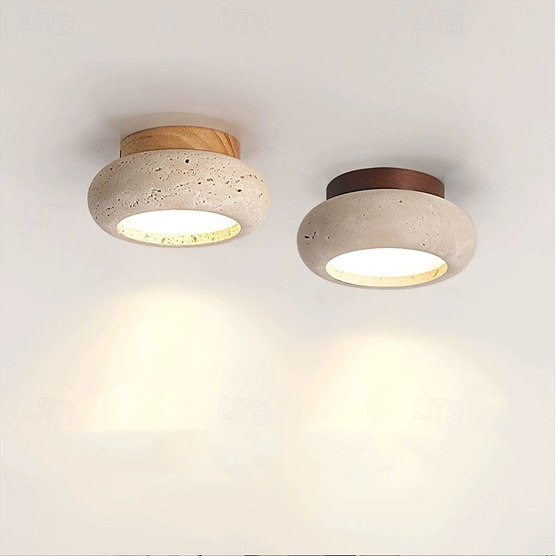 LED Ceilling Light Stone Flush Mount Ceiling Light 15cm Ceiling Lamp for Living Room Corridor Aisle 2025 - $71.99 –P2