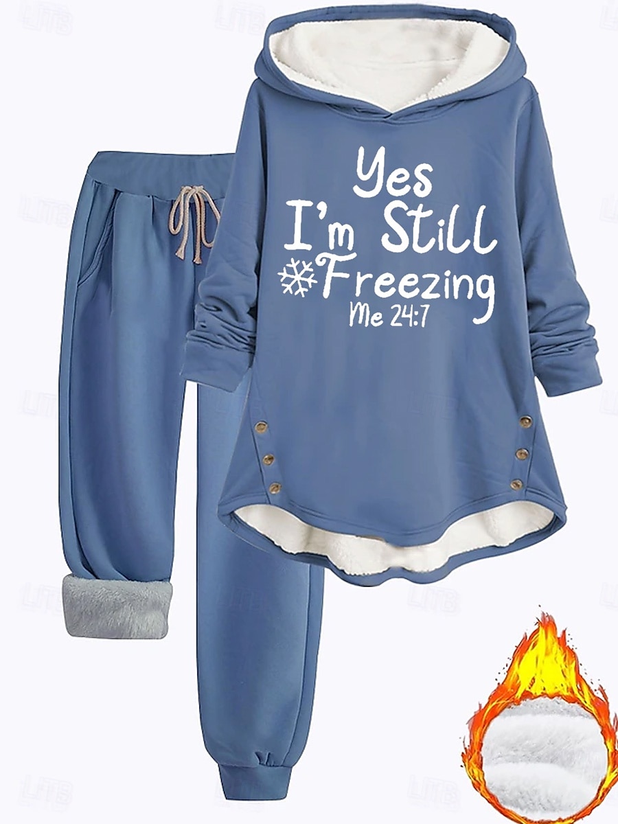 Femmes Quotidien Sweat à capuche manche longue À capuche Graphique Lettre Cordon de serrage Imprimé Occasionnel Quotidien Rose Claire Bleu Gris Automne Coupe Ample de 2025 ? $44.99 –P4