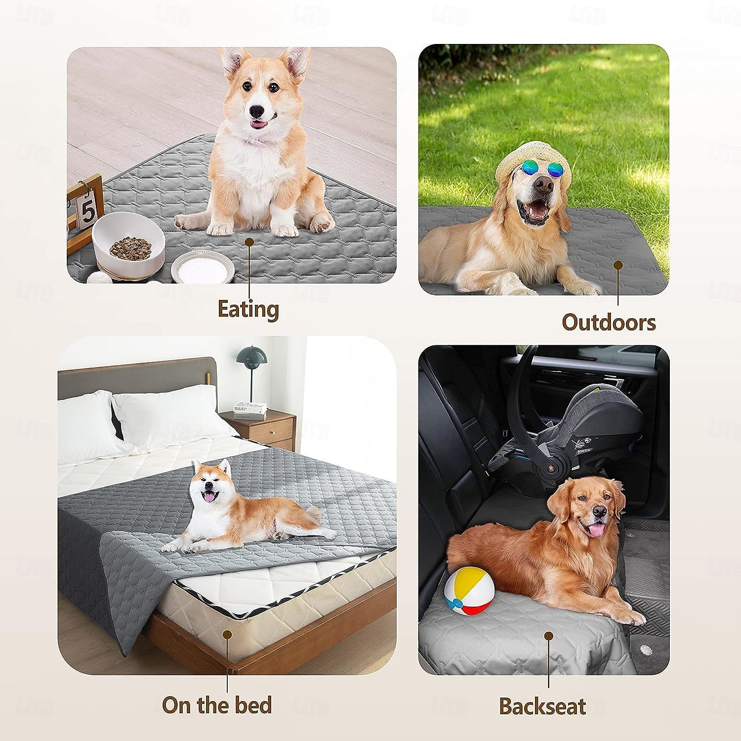 Dobbelt-sertifisert vanntett pet sofa matte ripe-resistent og håravstøtende møbelbeskytter sofa  seng dekke 2025 - $9.49 –P4