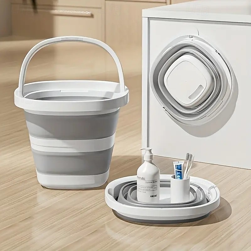 Składane, przenośne plastikowe wiadro – oszczędzające miejsce, o dużej pojemności, do użytku na zewnątrz, w samochodzie, na rybach, do prania, mycia, moczenia stóp, wielofunkcyjne, do przechowywania i 2026 - $21.69 –P2