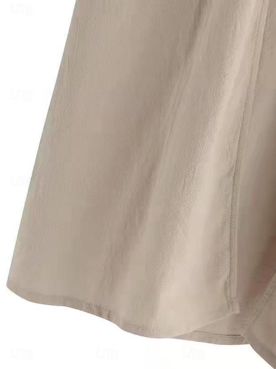 Γυναικεία Casual Jacket Άνετο Αναπνέει Τσέπη Καθημερινό Σκέτο Διακοπές Δρόμος Καθημερινά Ρούχα Εξόδου Ανοικτό Μπροστά Μακρύ Χωρίς Γιακά Κανονικό Μακρυμάνικο Εξωτερικά ενδύματα Θαλασσί Σομόν Γκρίζο 2025 - $27.99 –P9