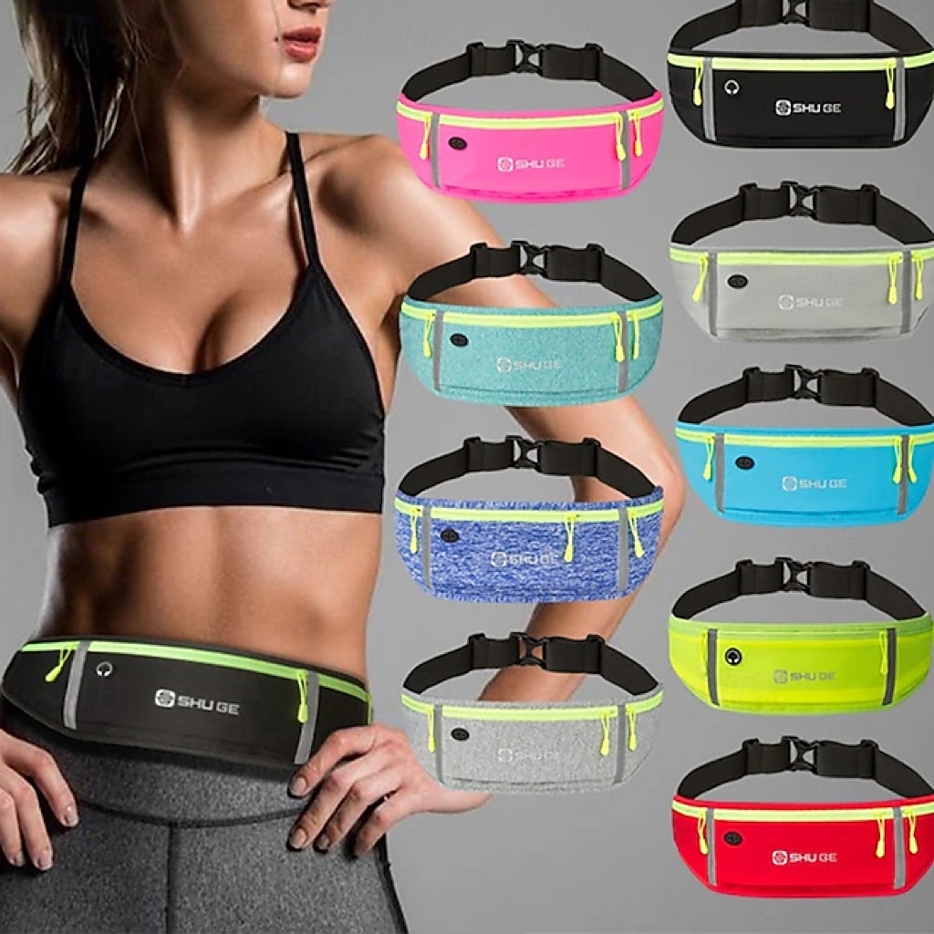 Heuptasje Hardloopriem Heuptasje Sport heuptas voor marathonloop Joggen Hardlopen Sporttas Lichtgewicht Anti-diefstal Waterbestendig Reflecterende strip tactel Voor heren Dames Hardlooptas 2025 - $11.49 –P1