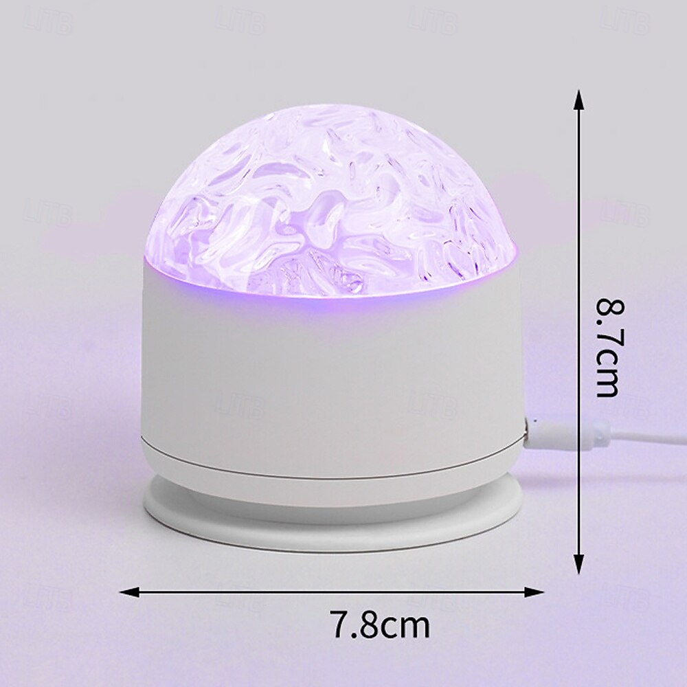 Ночной светильник Galaxy Light Aurora с 16 цветами, проектор океанских волн с пультом дистанционного управления и зарядкой через USB, проектор северного сияния для спальни, домашнего декора, подарки 2026 - $17.99 –P8