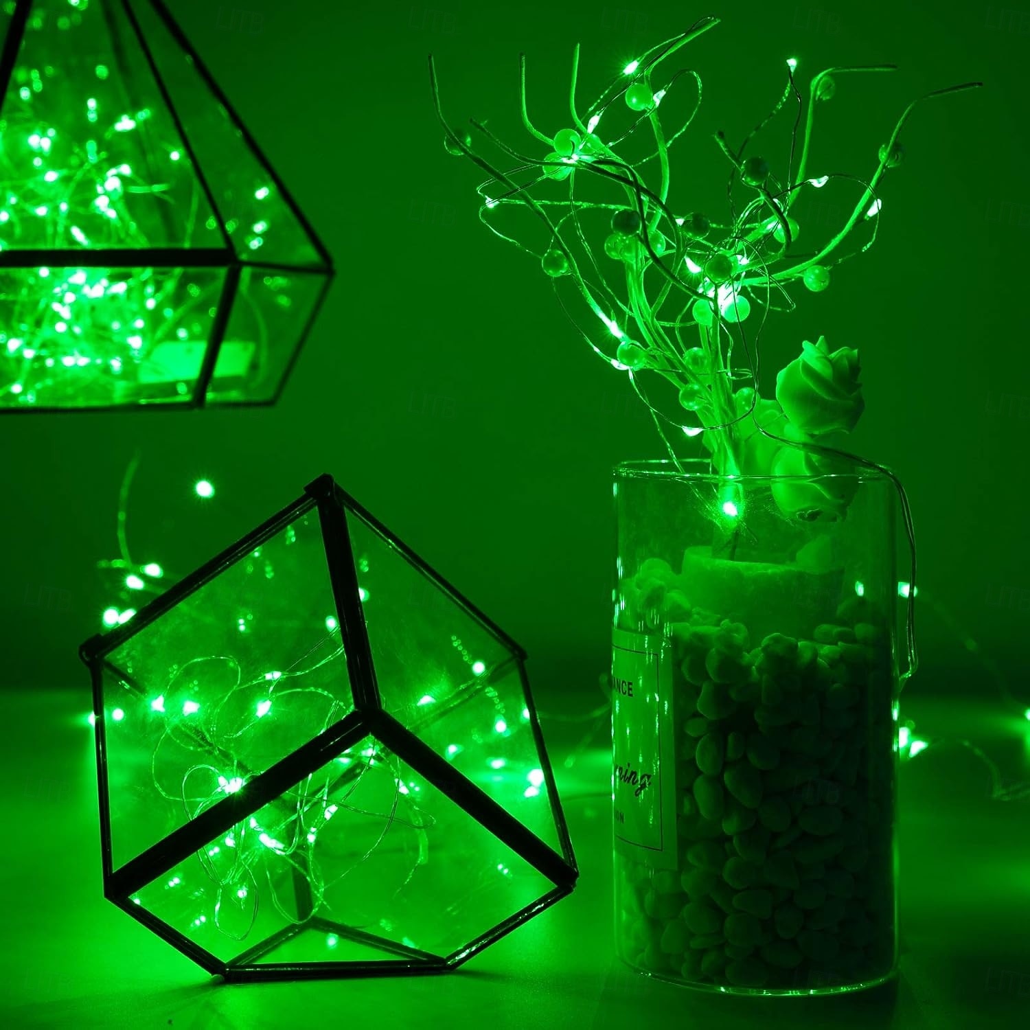 2m Guirlandes Lumineuses 20 LED Blanc Chaud Blanc Rouge Lumières de fil de cuivre Halloween Étanche Vacances Alimenté par piles de 2025 ? $12.99 –P6