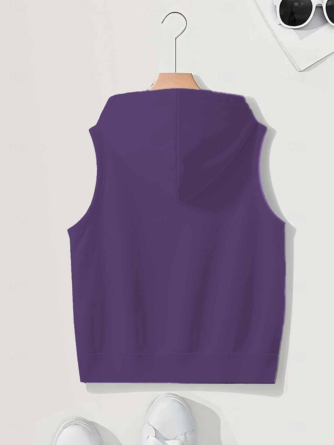 Mulheres Moletom Moletom com zíper Papai Noel Tecido Clássico Casual Sem Manga Com Capuz Tops regulares Casa Dia a Dia Feriado Bolso frontal Preto Branco Roxo Azul Escuro Inverno de 2025 por $21.99 –P10