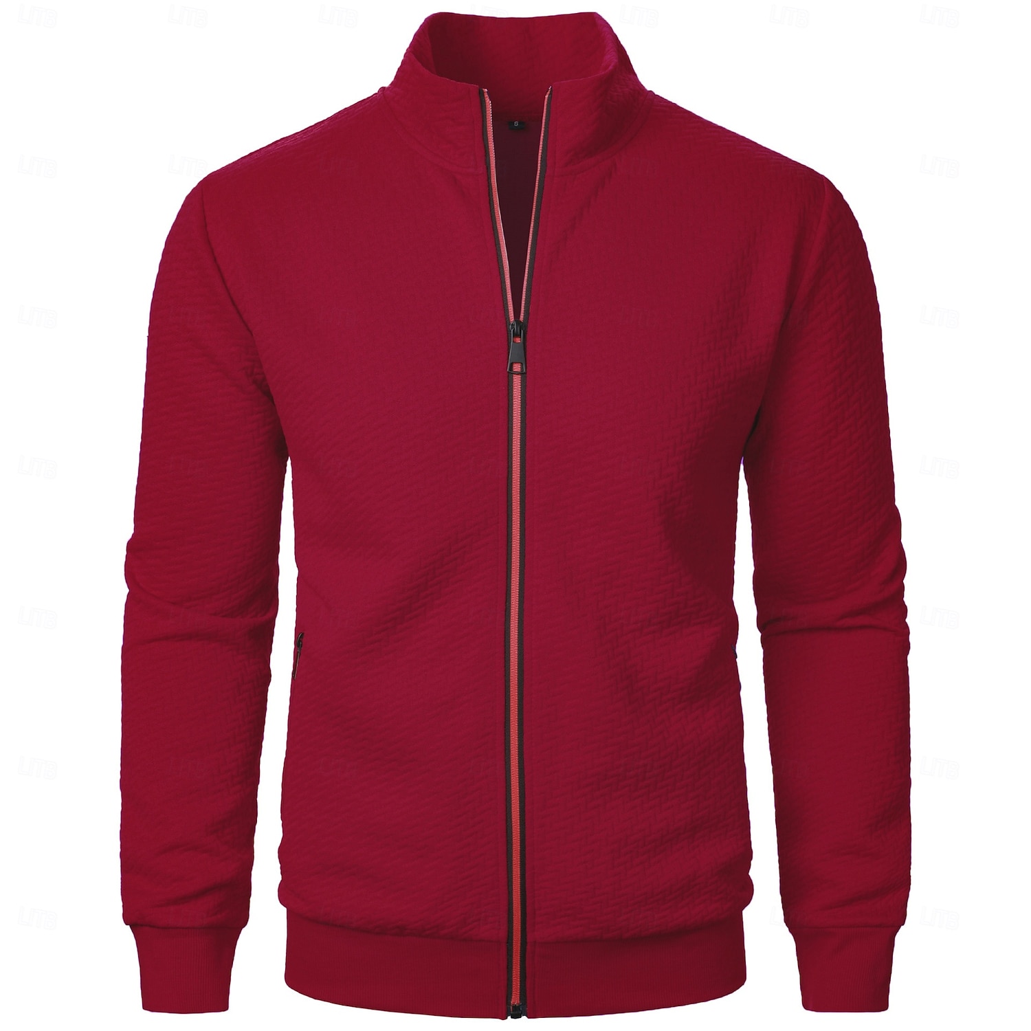 Men's Outdoor Jacket Sport Coat Formal Home Pocket Minimalist Spring Fall Solid Color Active Neutral Shirt Collar Regular Black Burgundy Navy Blue Khaki Grey Jacket 2026 - $28.99 –P8