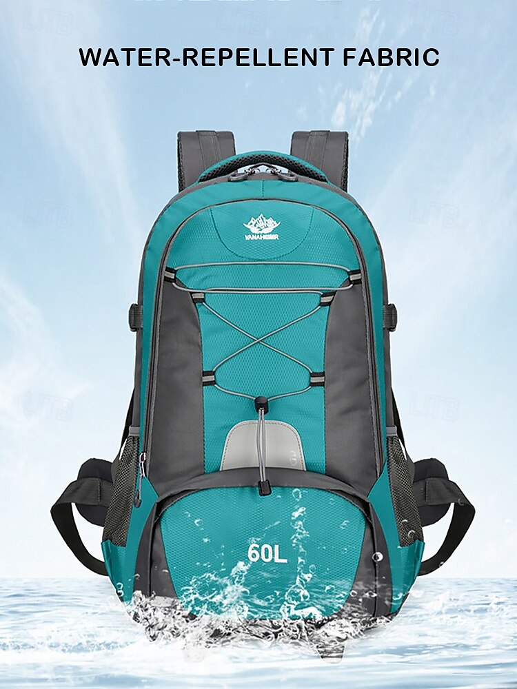 Outdoor Enthusiasts 60L Hiking Backpack, Water-Resistant Large Capacity Travel  Rucksack with Multi-Compartment Storage for Camping, Trekking, Backpacking  & Adventure Travel 2026 - $44.99