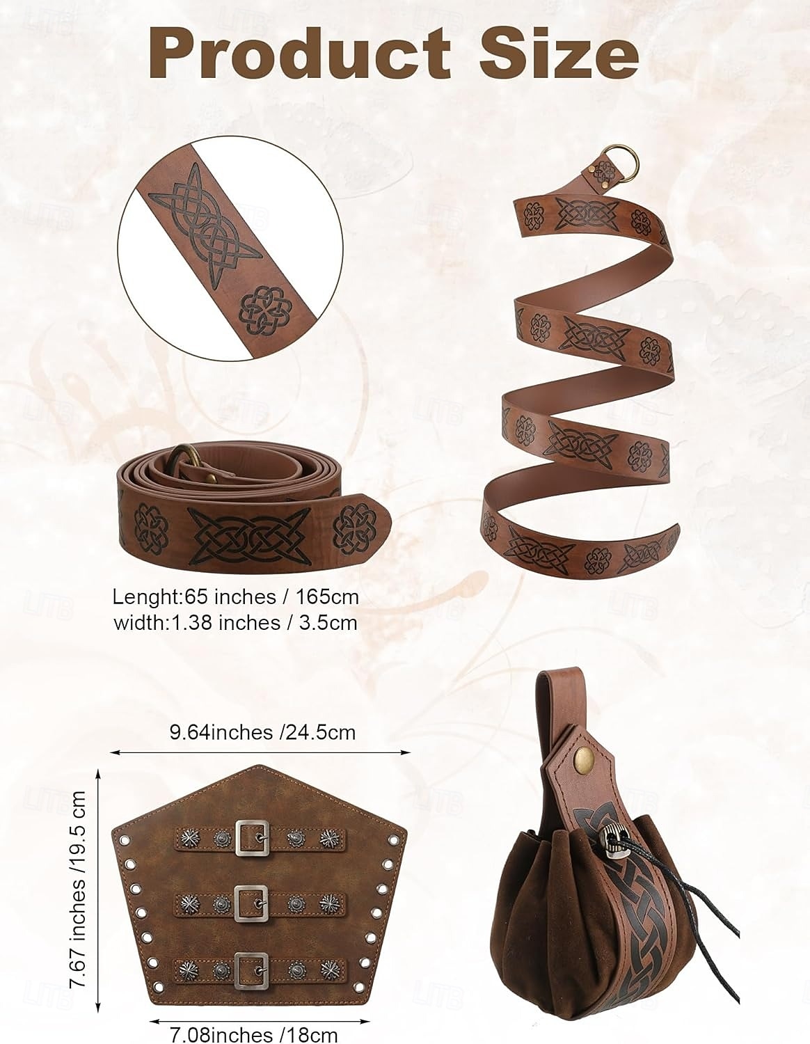 רטרו\וינטאג' ימי הביניים רנסנס מִכְנָסַיִים תלבושות חגורת מותניים פיראט ויקינג תחפושות בגדי ריקוד גברים ויקינג האלווין (ליל כל הקדושים) קרנבל נשף מסכות הצגה נשף מסכות LARP מבוגרים חולצה מכנסיים חגורה 2026 - $74.99 –P10