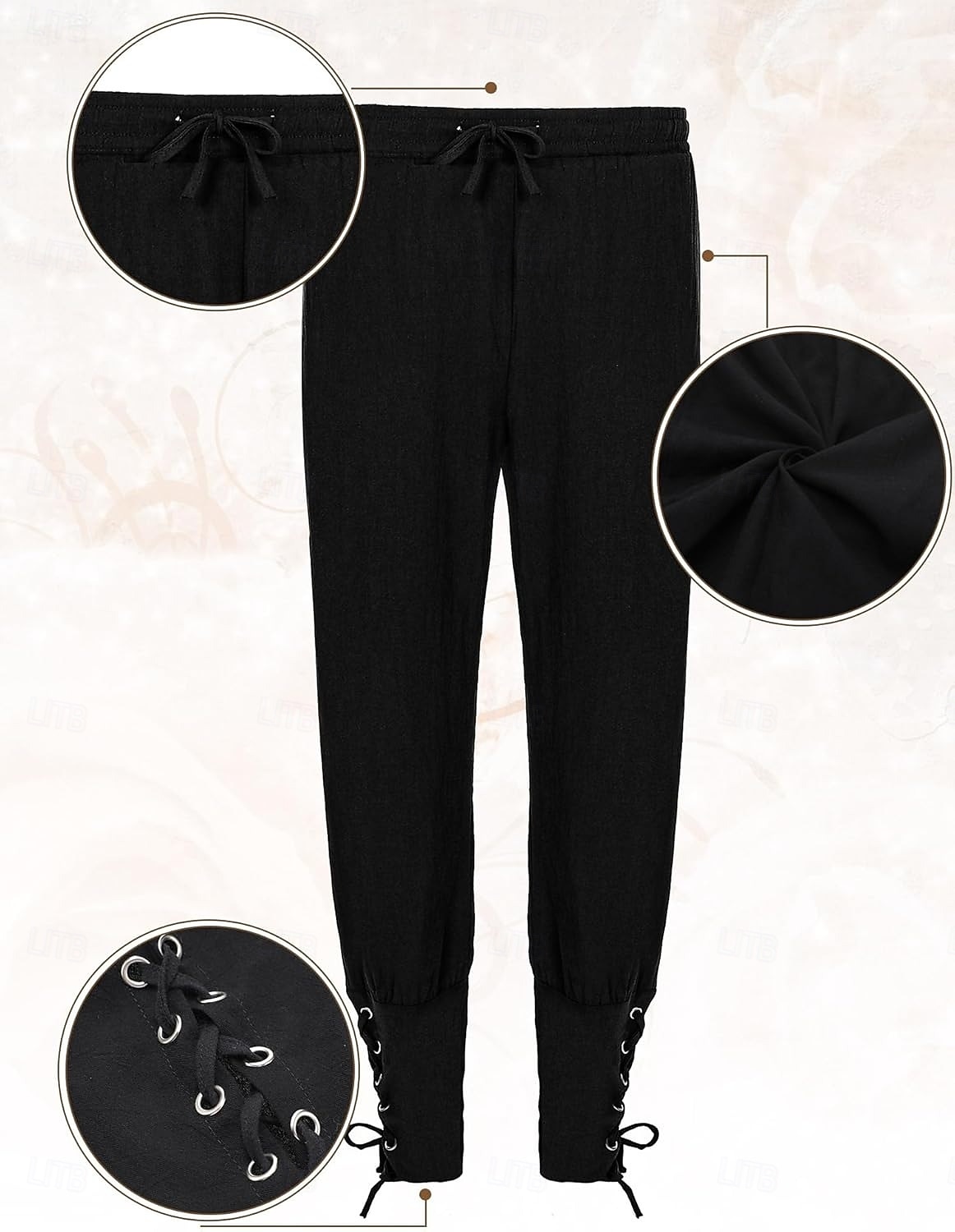 רטרו\וינטאג' ימי הביניים רנסנס מִכְנָסַיִים תלבושות חגורת מותניים פיראט ויקינג תחפושות בגדי ריקוד גברים ויקינג האלווין (ליל כל הקדושים) קרנבל נשף מסכות הצגה נשף מסכות LARP מבוגרים חולצה מכנסיים חגורה 2026 - $74.99 –P14