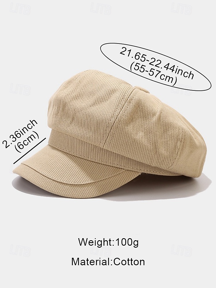 2026年 女性用キャンバスニュースボーイハット - 軽量で通気性に優れ、カーブしたつばと調節可能なストラップ付き。秋冬のストリートウェア、旅行、普段着に最適です。  コレクション – $29.99 –P9