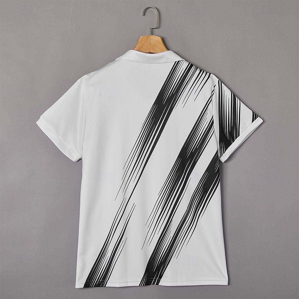 בגדי ריקוד גברים גולף קו פּוֹלוֹ חולצות פולו ספורט שרוולים קצרים חולצות פולו חולצות עם צווארון יום יומי בגדי ספורט ומנוחה כפתורים קיץ ורוד מסמיק כחול תלתן 2026 - $21.99 –P11