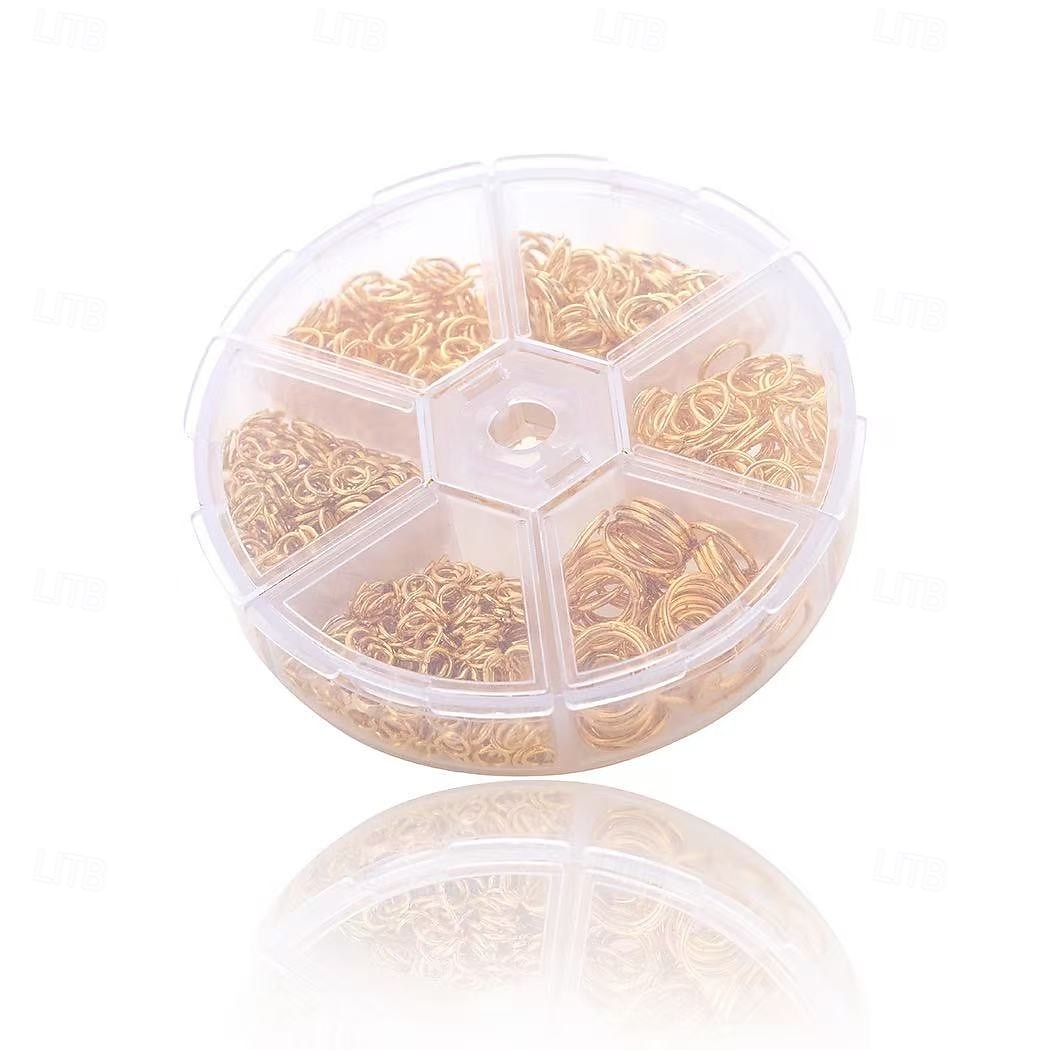 960 ks spojovacích kroužků s O-kroužky – kovové otevřené kroužky pro výrobu šperků, náramků, náušnic &náhrdelníky 2026 - $13.99 –P15