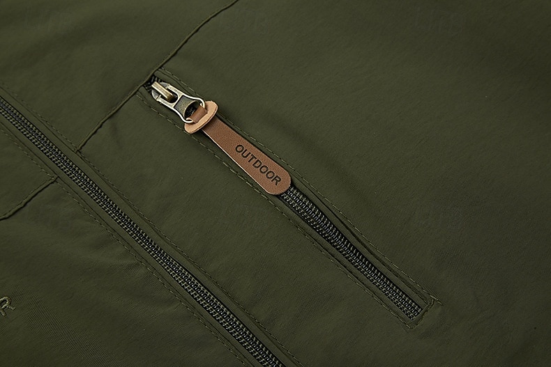 Per uomo Giacca da Esterno Giacca Tattica Giacca antivento Streetwear Casuale Impermeabile Antivento Tasca Primavera Autunno Tinta unica Casual Collo ripiegato Regolare Nero Blu marino Cachi Verde del 2026 a $42.99 –P8