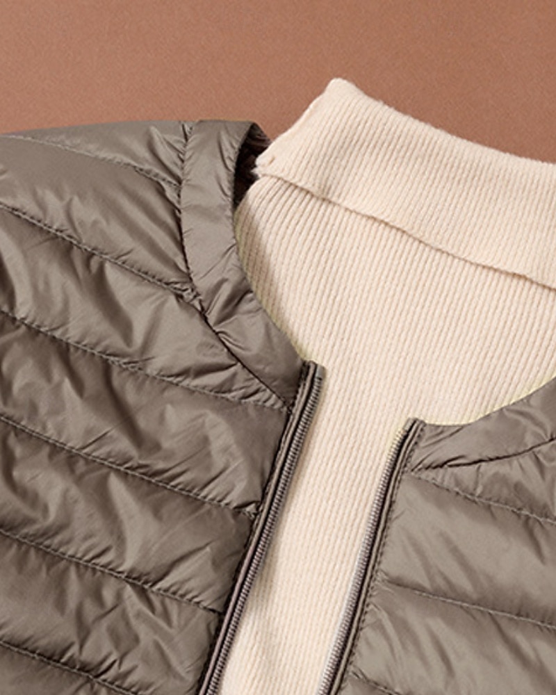 Femmes Doudoune Manteau Chaud Confortable Fermeture éclair Avec Poches Mode Uni Tenue quotidienne Sortir Décontracté Quotidien Week-end Fermeture éclair Long Col Rond Coupe régulière manche longue de 2025 ? $57.99 –P5