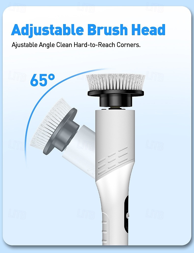 7 in 1 Multi-functional Digital Electric Cleaning Brush Rotatable and Extensible Wireless Handheld Brush for Bathing and Kitchen Use 2025 - $41.99 –P2