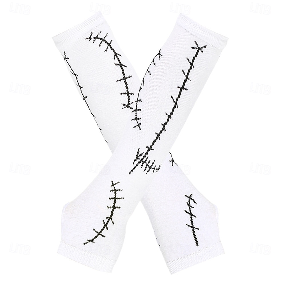 Sally Gloves Accessories Set Socks The Nightmare Before Christmas Horror Scary Costume Adults' Women's Halloween Carnival Party Performance Easy Halloween Costumes Dress Up 2026 - $13.99 –P10